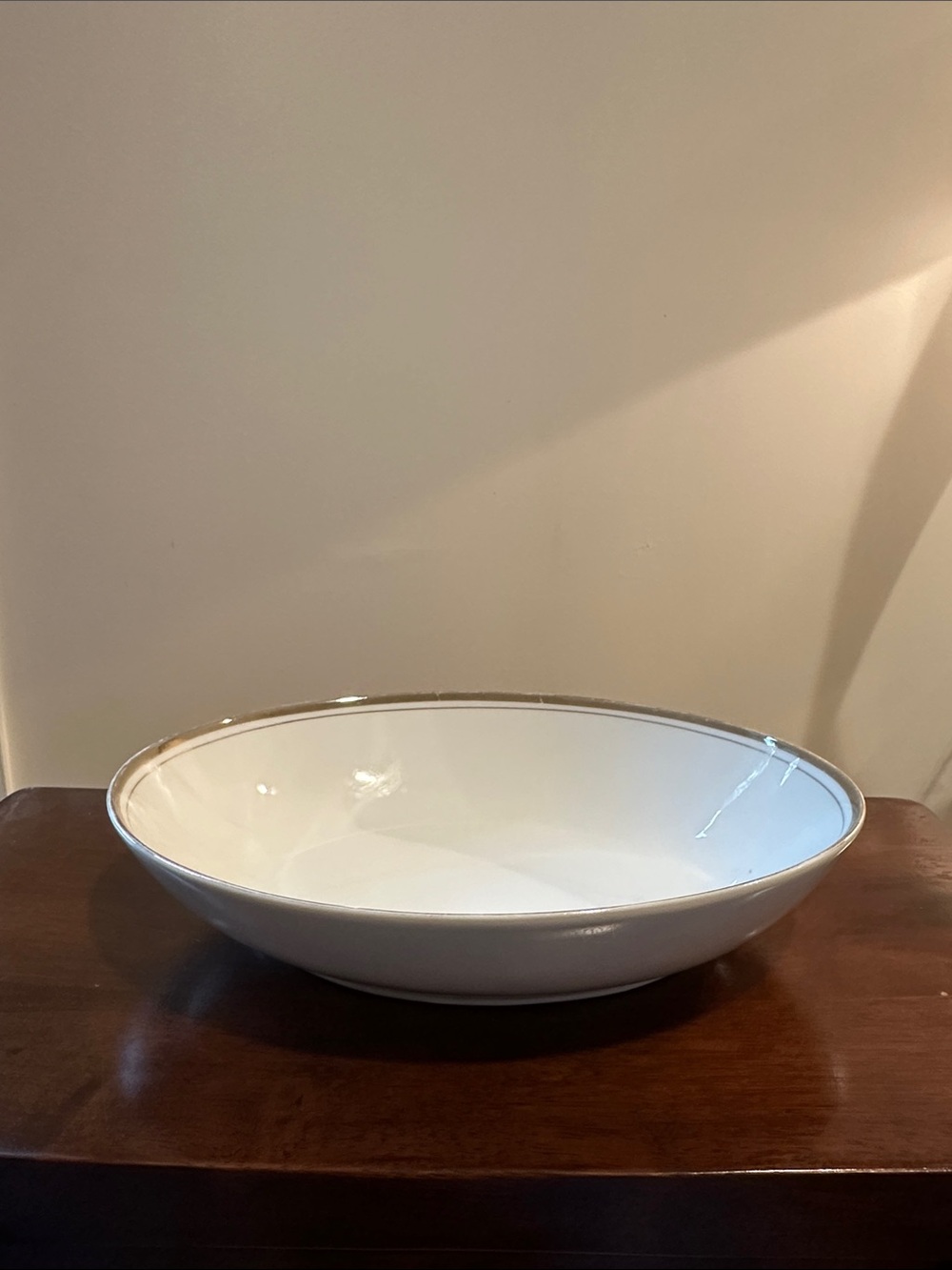 Oval ceramic serving bowl • dish